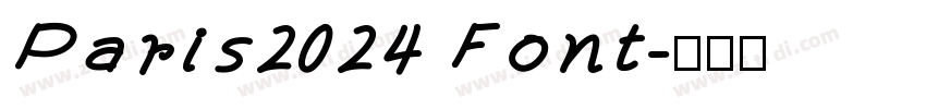 Paris2024 Font字体转换